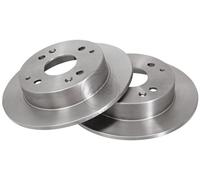 ABS 17382 Rear Brake Discs Pair 260mm Solid Fits Honda Accord 42510-S84-A50
