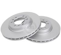 ABS 17486 Front Brake Discs Pair 290mm Vented Fits Iveco Daily 42471214