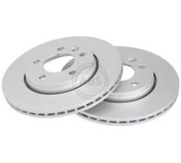 ABS 17525 Rear Brake Discs Pair 294mm Vented Fits VW California Multivan T6