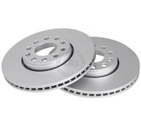 Front Set 2x Brake Discs A.B.S. 17527 for Skoda/VW Superb/Passat (00-08)