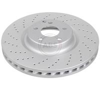 ABS 17537 Front Brake Discs Pair 360mm Vented Fits Mercedes Cls E-Class S-Class