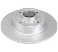 ABS 17542 Rear Brake Discs Pair 240mm Solid Fits Renault Clio Megane Modus Grand