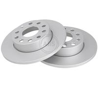 A.B.S. Brake Disc 17547 - Rear Pair (2 pcs) for Audi, SEAT, Skoda, VW