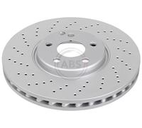 Front Set 2x Brake Discs A.B.S. 17565 for Mercedes E- (W211)/S- (W220) (02-09)