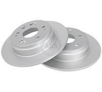 ABS 17604 Rear Brake Discs Pair 281mm Solid Fits Honda Cr-V Crossroad Stream