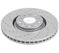 ABS 17626 Front Brake Discs Pair 320mm Vented Fits Audi A4 8E0615301AE