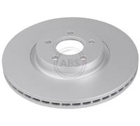 ABS 17635 Front Brake Discs Pair 320mm Vented Fits Ford Volvo C30 C70 Focus Kuga