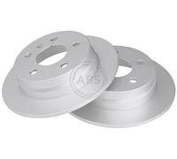 ABS 17645 Rear Brake Discs Pair 258mm Solid Fits Mercedes A-Class B-Class