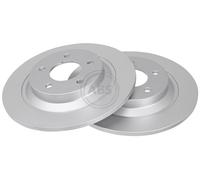 ABS 17675 Rear Brake Discs Pair 302mm Solid Fits Mazda 5 C23Y-26-251A