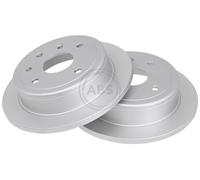 ABS 17685 Rear Brake Discs Pair 258mm Solid Fits Chevrolet Daewoo Epica Evanda