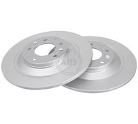 2x Brake disc solid 17688 A.B.S. for MAZDA 6 Hatchback 6 Saloon 6 Station Wagon