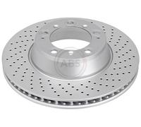 ABS 17703 Rear Right Brake Disc 330mm Vented Fits Porsche 911 99135240402