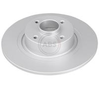 ABS 17727 Rear Brake Discs Pair 270mm Solid Fits Renault Grand Scénic Megane