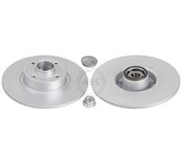 ABS 17727C Rear Brake Discs Pair 270mm Solid Fits Renault Grand Scénic Megane