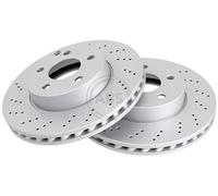 ABS 17755 Front Rear Left Brake Disc 295mm Vented Fits Mercedes C-Class Sls Amg