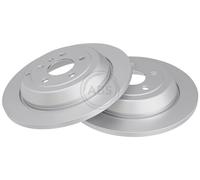 ABS 17792 Rear Brake Discs Pair 330mm Solid Fits Mercedes M-Class R-Class