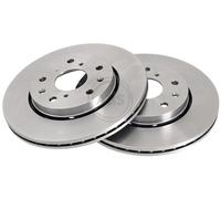 ABS 17799 Front Brake Discs Pair 276mm Vented Fits Suzuki Swift 5525062820