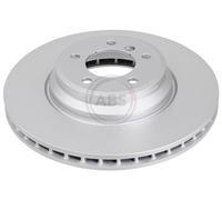 ABS 17803 Front Brake Discs Pair 348mm Vented Fits Bmw 3 Series Bentley Arnage