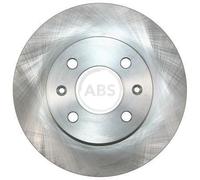 ABS 17814 Front Brake Discs Pair 241mm Vented Fits Hyundai Accent 5171225060