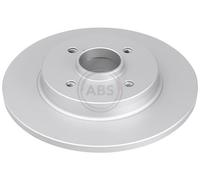 ABS 17835 Rear Brake Discs Pair 268mm Solid Fits Citroën Ds Peugeot 3008 308 Sw