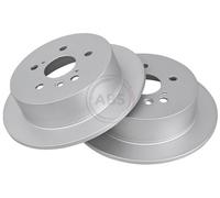ABS 17840 Rear Brake Discs Pair 288mm Solid Fits Lexus Toyota Harrier Highlander