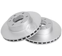 ABS 17848 Front Brake Discs Pair 300mm Vented Fits Iveco Daily 2996131