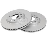 ABS 17854 Front Brake Discs Pair 278mm Vented Fits Opel Vauxhall Corsa 5569026
