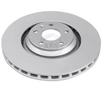 ABS 17859 Front Brake Discs Pair 340mm Vented Fits Audi Tt 8J0615301