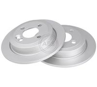 ABS 17866 Rear Brake Discs Pair 259mm Solid Fits MINI Clubman Clubvan