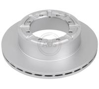 ABS 17884 Rear Brake Discs Pair 290mm Vented Fits Renault Trucks Mascott Master