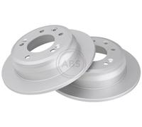 ABS 17910 Rear Brake Discs Pair 262mm Solid Fits Hyundai Kia Cee'd I30 Ix35 Pro