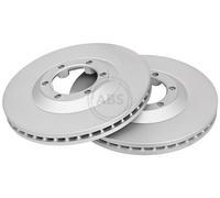 ABS 17913 Front Brake Discs Pair 280mm Vented Fits Isuzu D-Max Kb 8973606760