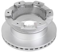 ABS 17941 Rear Brake Discs Pair 306mm Vented Fits AC Iveco 428 Daily 2996049