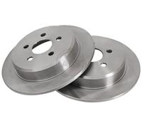 ABS 17953 Rear Brake Discs Pair 270mm Solid Fits Chrysler Dodge Neon Pt Cruiser