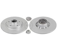 ABS All Brake Systems Brake Disc 17981C - Pair L&R - Fits Mercedes-Benz, Renault, Nissan
