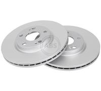 ABS 17996 Front Brake Discs Pair 280mm Vented Fits Renault Espace Laguna
