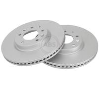 ABS 18003 Front Brake Discs Pair 299mm Vented Fits Mazda 6 G33Y-33-25X
