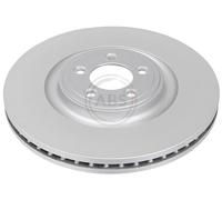 ABS 18008 Front Brake Discs Pair 355mm Vented Fits Jaguar F-Type Xf Xj Xk