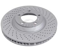 ABS 18010 Front Right Brake Disc 350mm Vented Fits Porsche 911 9963514109H