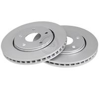 ABS 18028 Front Brake Discs Pair 302mm Vented Fits Chrysler Dodge Fiat Freemont