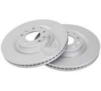 ABS 18029 Front Brake Discs Pair 320mm Vented Fits Mazda Cx-7 Cx-9 Edge