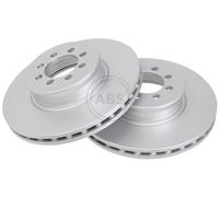 ABS 18036 Front Brake Discs Pair 290mm Vented Fits Mercedes Sprinter 5-T Vario