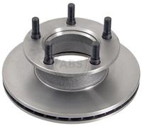 ABS 18072 Front Brake Discs Pair 263mm Vented Fits Mercedes Mb 6314200172