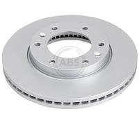 Front Set 2x Brake Discs A.B.S. 18103 for Hyundai iLoad/i800/Montana/Starex/H1 (