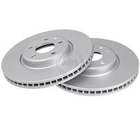 ABS 18112 Front Brake Discs Pair 320mm Vented Fits Audi A4 A5 A6 A7 Q5 8R0615301