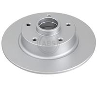 ABS 18140 Rear Brake Discs Pair 260mm Solid Fits Renault Fluence Megane Cc
