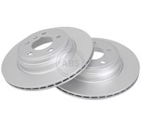 ABS 18163 Rear Brake Discs Pair 330mm Vented Fits Bmw 3 4 Series 34216792233