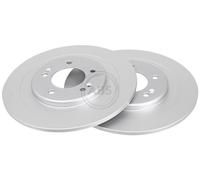 ABS 18178 Rear Brake Discs Pair 300mm Solid Fits Hyundai I40 584113Z700