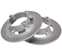 ABS 18201 Front Brake Discs Pair 171mm Solid Fits Aixam 500 A.721 A.741 A.751