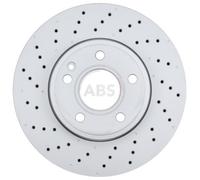 ABS 18208 Front Brake Discs Pair 295mm Vented Fits Infiniti Mercedes A-Class Cla